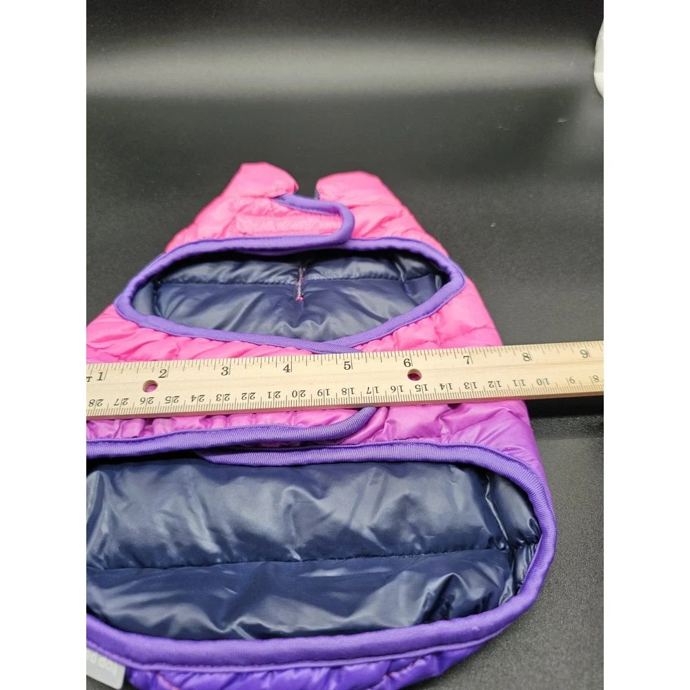 Top Paw Pink Purple Ombre Dog Puffer Coat XS Dog‎ Coat